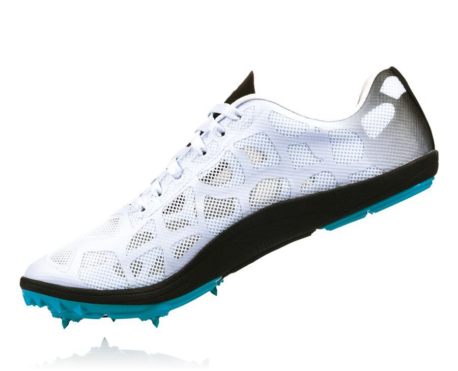 Hoka One One Womens Spikes - Rocket X - White - QCIO07659